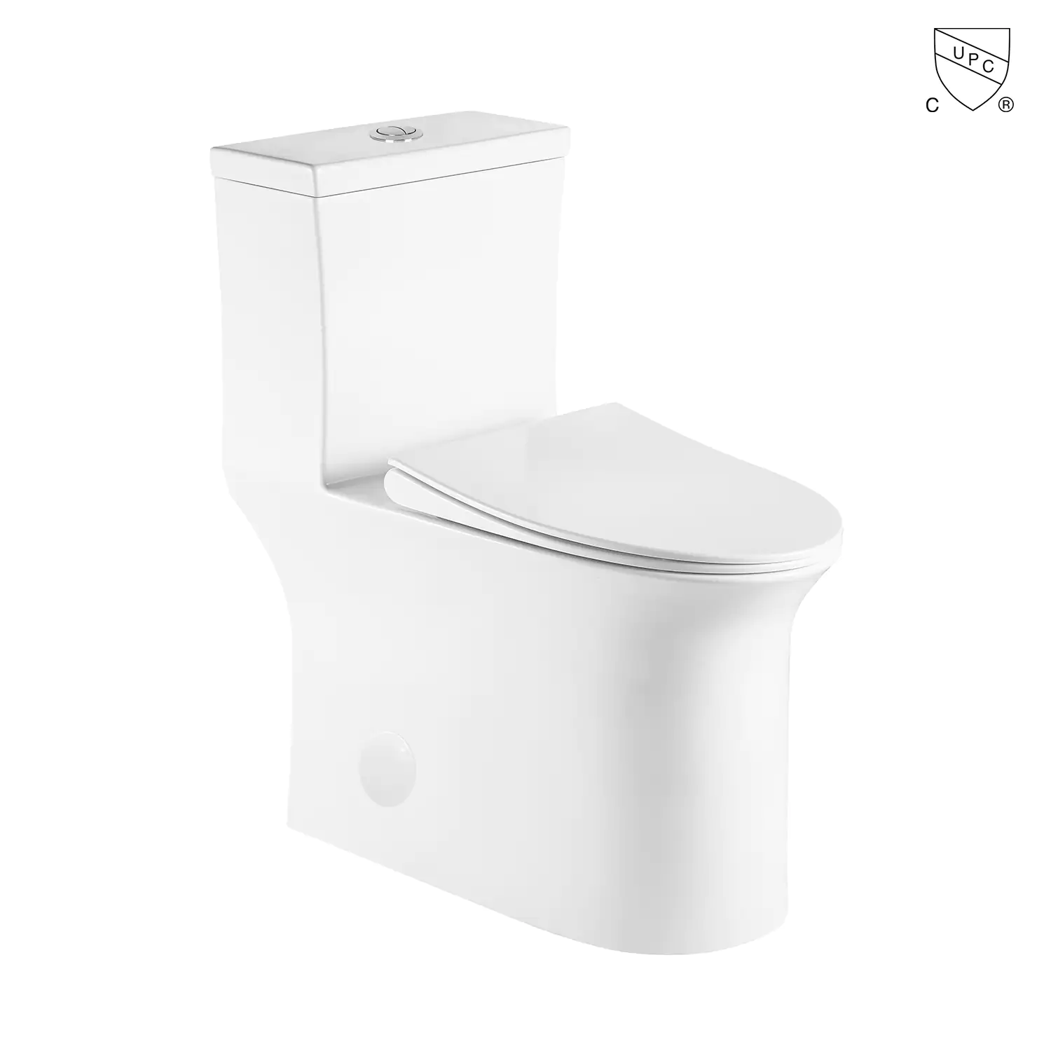 cupc elongated toilet, upc chair-height toilet, bathroom elongated cUPC skirted one piece toilet MA-3122, ada chair height toilet